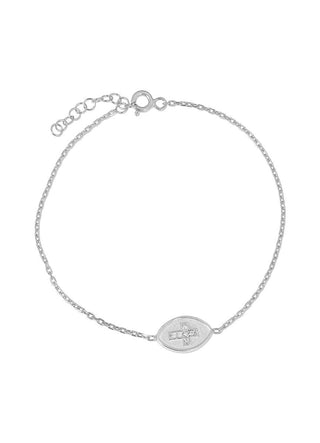 Penelope cross bracelet Silver