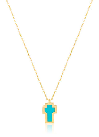 Sarra cross necklace