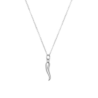 Cornicello necklace (silver)