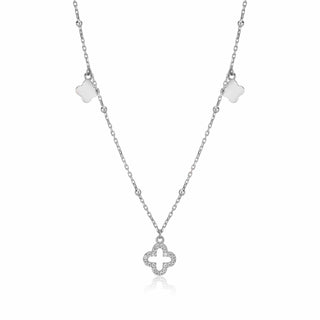 Tara clover necklace (silver)