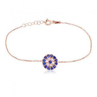 Rachel eye bracelet in rose gold