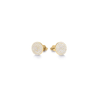 Circle studs gold