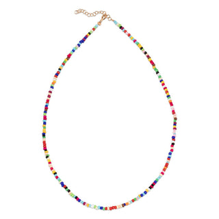 Rainbow bead necklace