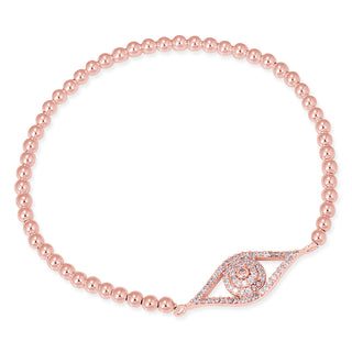 Matia eye bracelet (rose gold)