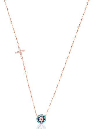 IOS necklace (rose gold)