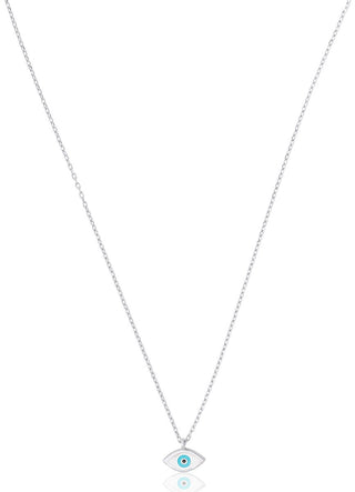 Ios island eye necklace (silver)