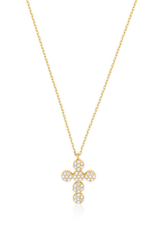 Phoebe cross necklace (gold)