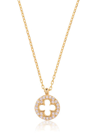 Ophelia clover necklace (gold)