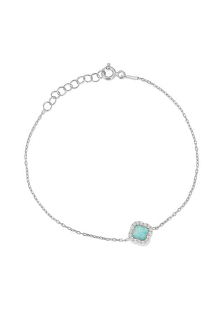 Sandy (no cross) clover bracelet (turquise)