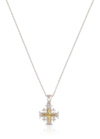 Jerusalem cross necklace