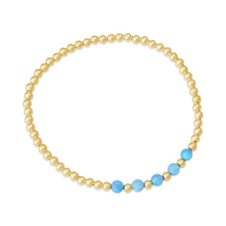 Olivia opalite bracelet (gold filled)