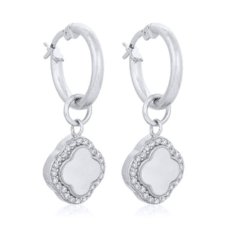 Fortuna clover earring (silver)