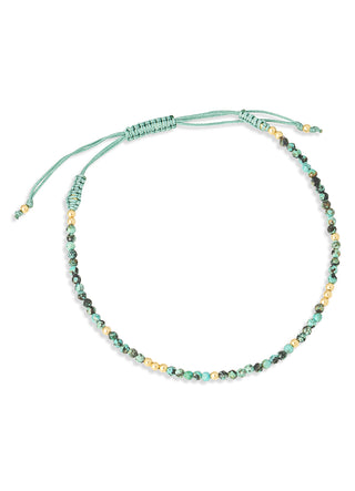 Grecian Turquoise cord bracelet