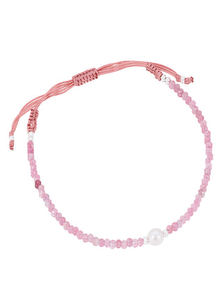 Greco pearl bracelet (pink tourmaline)