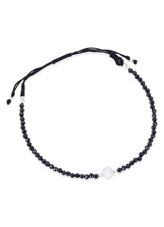 Greco pearl bracelet (onyx)