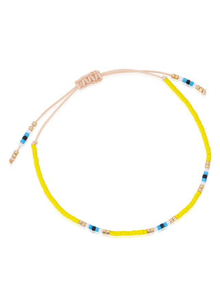 Ionian beaded bracelet (yellow)