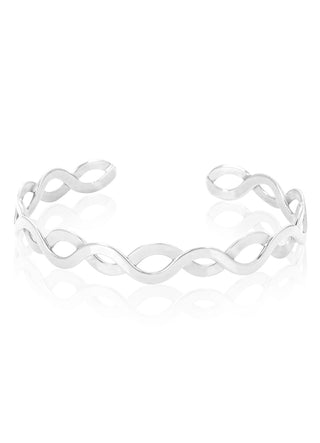 Love twist cuff (silver)