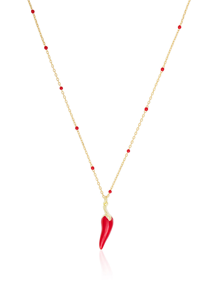 Chilli red necklace – Opa Designs