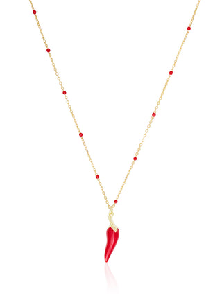 Chilli red necklace