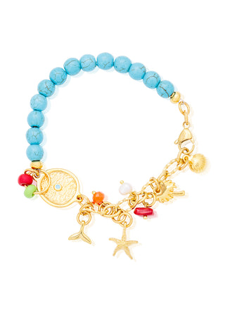 Handmade chain turquise bracelet