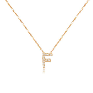 Mini Alphabet diamonte Necklaces