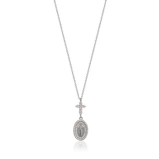 Mary Cross necklace (silver)