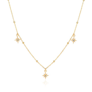 Kylie star necklace (gold)