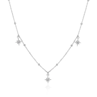 Kylie star necklace (silver)