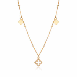 Tara clover necklace (gold)