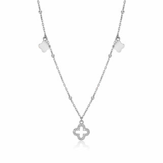 Tara clover necklace (silver)