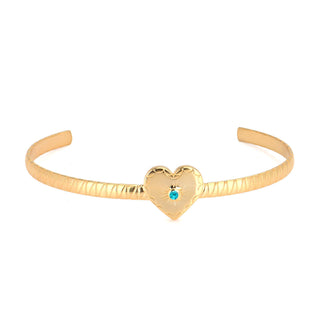 Love heart cuff