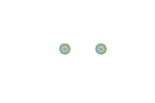 Evil eye earrings (gold)