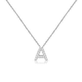 Mini Alphabet diamonte Necklaces