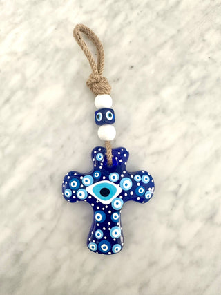 Eye cross ornament