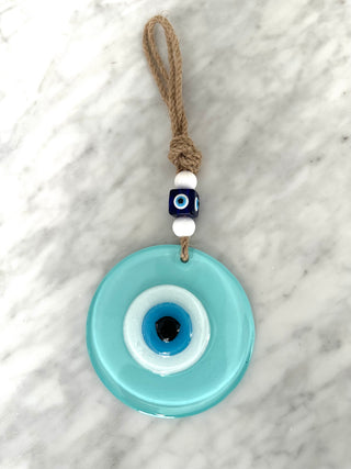 Double eye hanging ornament (green)