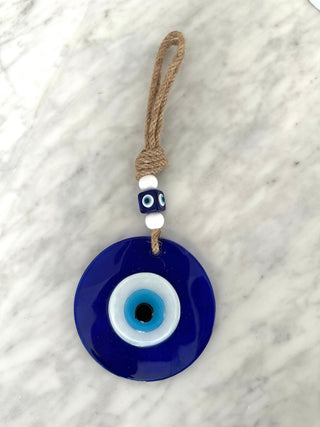 Double eye hanging ornament (blue)