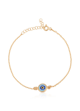 Elaine eye bracelet (light blue)