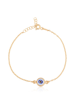 Elaine eye bracelet (white)