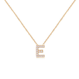 Mini Alphabet diamonte Necklaces