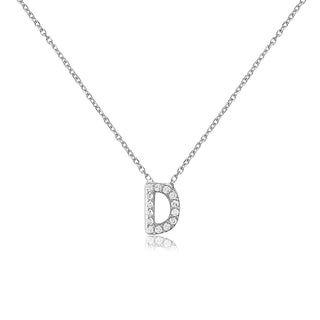 Mini Alphabet diamonte Necklaces