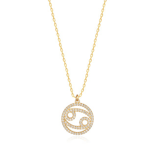 Cancer necklace (gold)