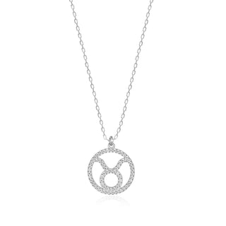 Taurus necklace silver