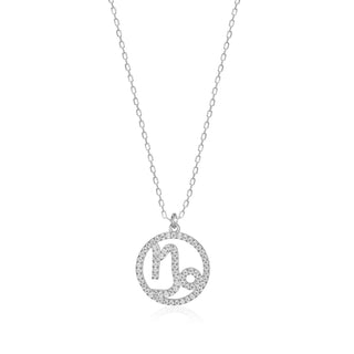 Capricorn necklace (silver)