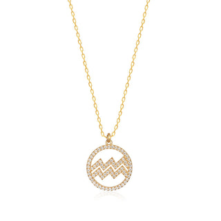 Aquarius Necklace (gold)