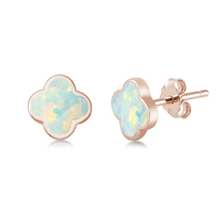 Mini clover opalite earrings