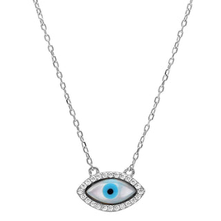 Grecian eye necklace