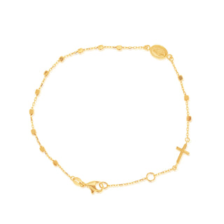 Rosary bracelet in 9kt gold