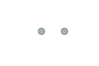 Evil eye earrings (rose)