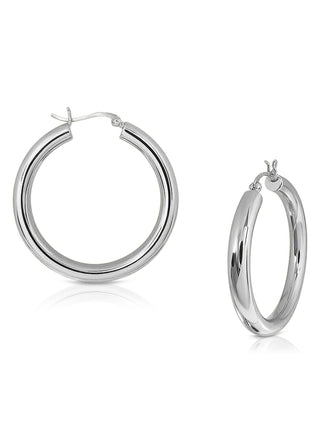 Luna hoop (silver)