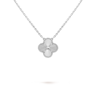 Vintage clover necklace (silver)